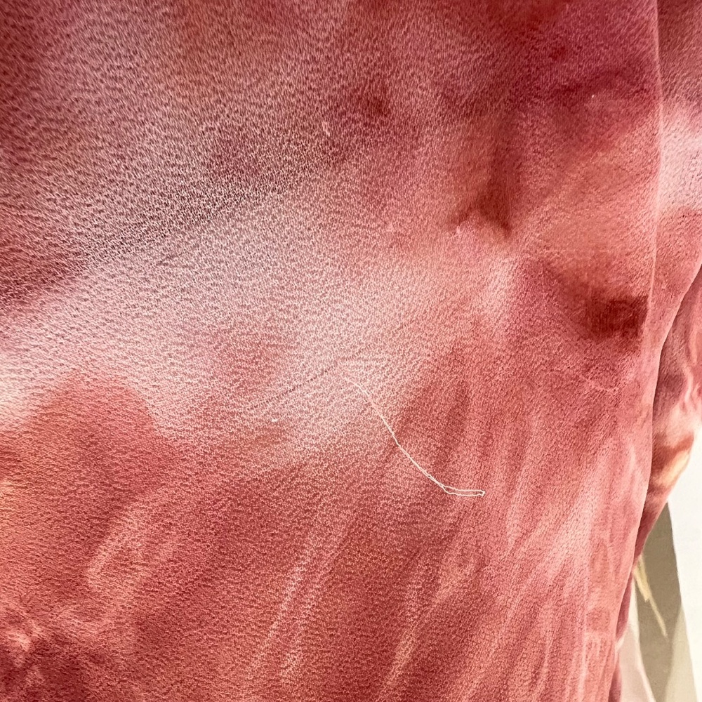 SOLD Rosewater Pink Tie Dye Patterned Dress - Picture 6 of 7